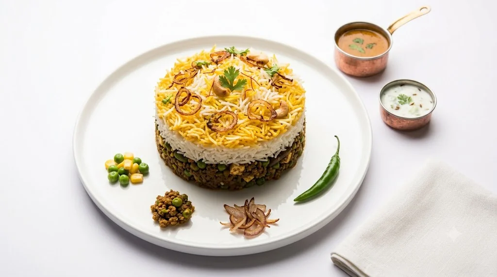Veg Keema Dum Biryani
