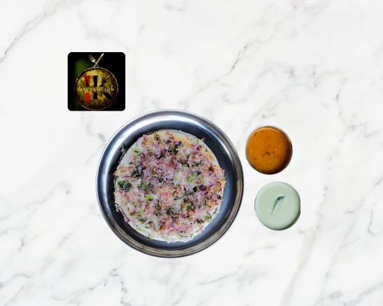 Onion Chilli Uttappam