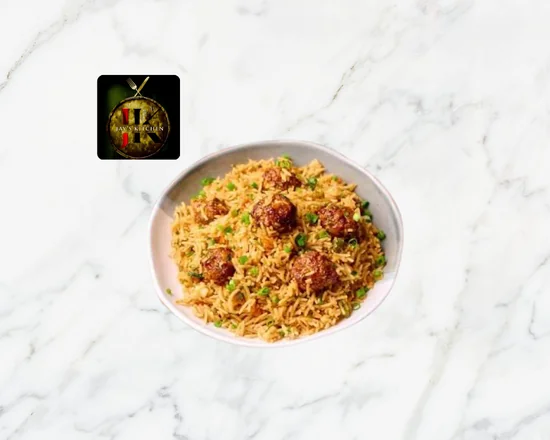 Veg Manchurian Fried Rice