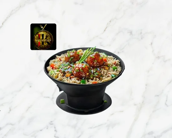 Gobhi Manchurian Fried Rice