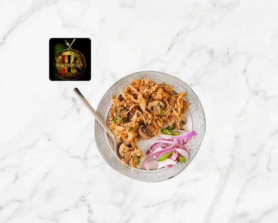 Fry Piece Kaju Mushroom Pulao
