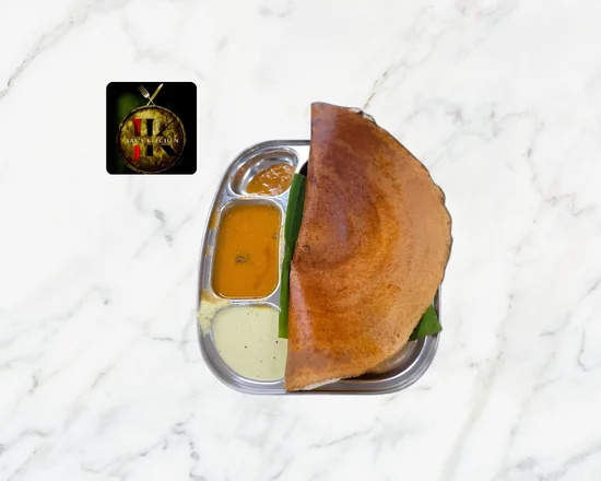 Ghee Nalla Karam Masala Dosa