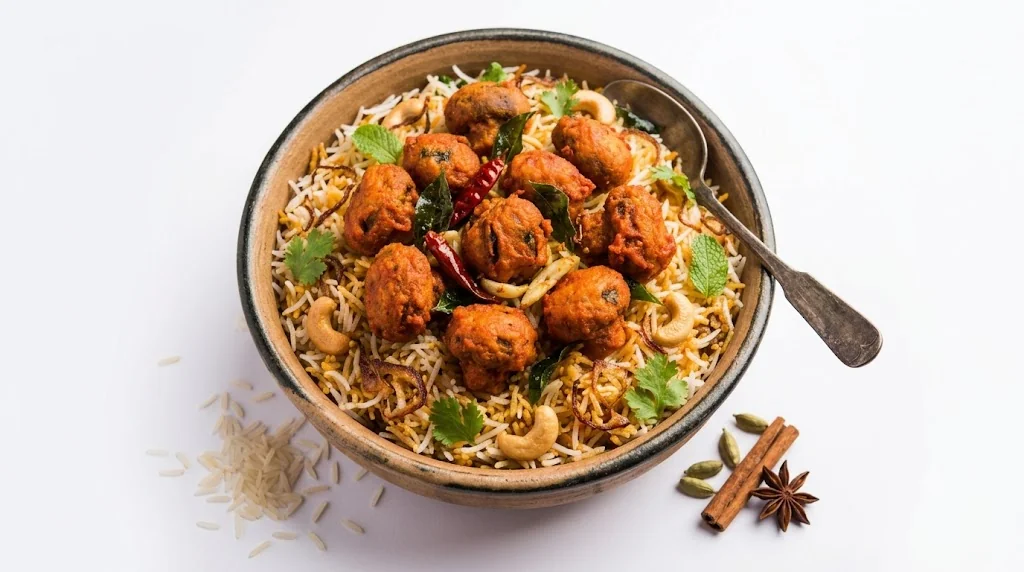 Mushroom 65 Biryani