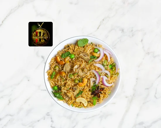 Gongura Kaju Mushroom Pulao