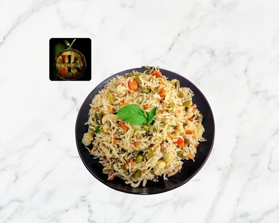 Pachi Mirchi Mixed Veg Ghee Roast Pulao