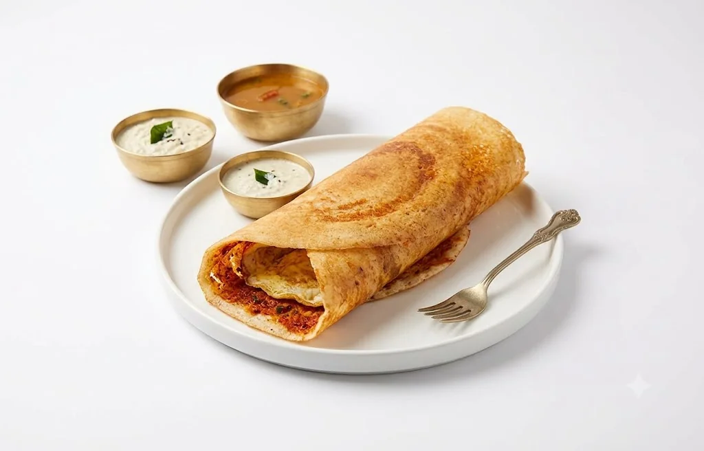 Egg Karam Dosa