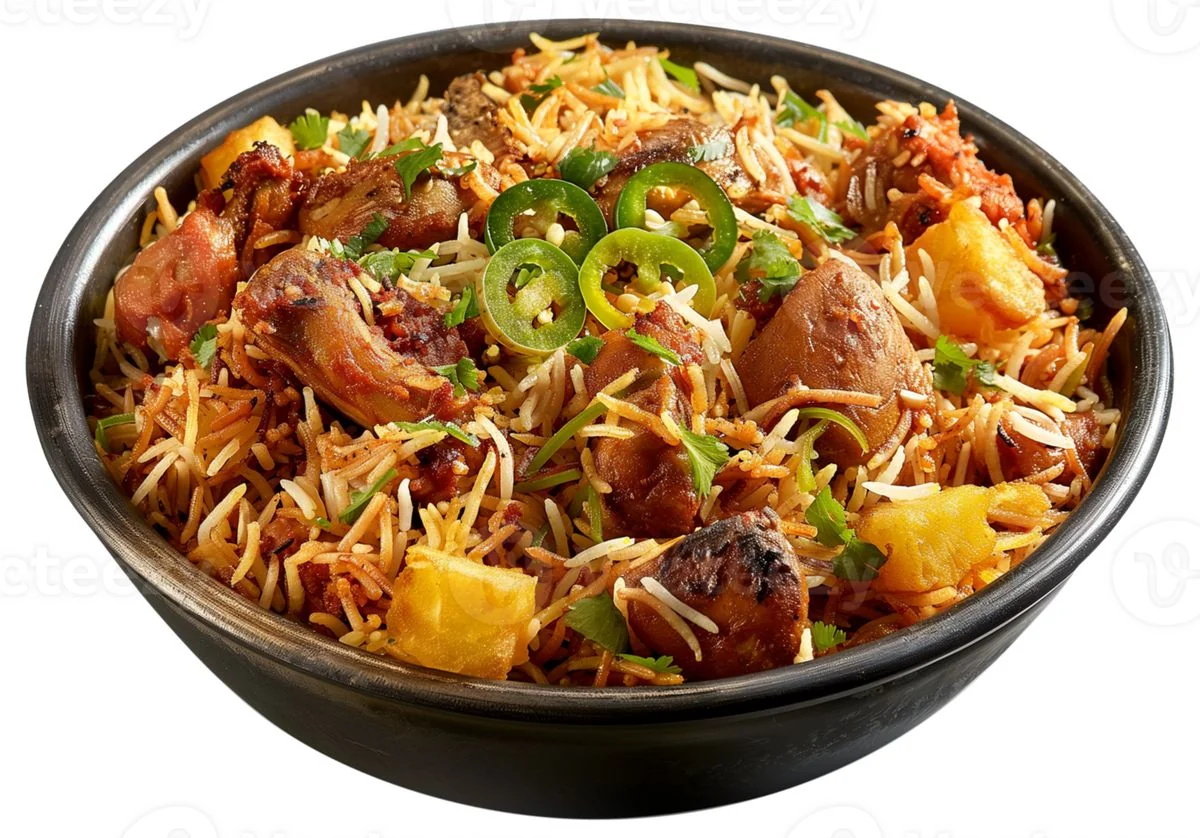 Kaju Paneer Ghee Roast Tawa Biryani