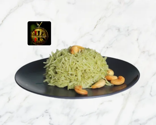 Pachi Mirchi Kaju Ghee Roast Pulao