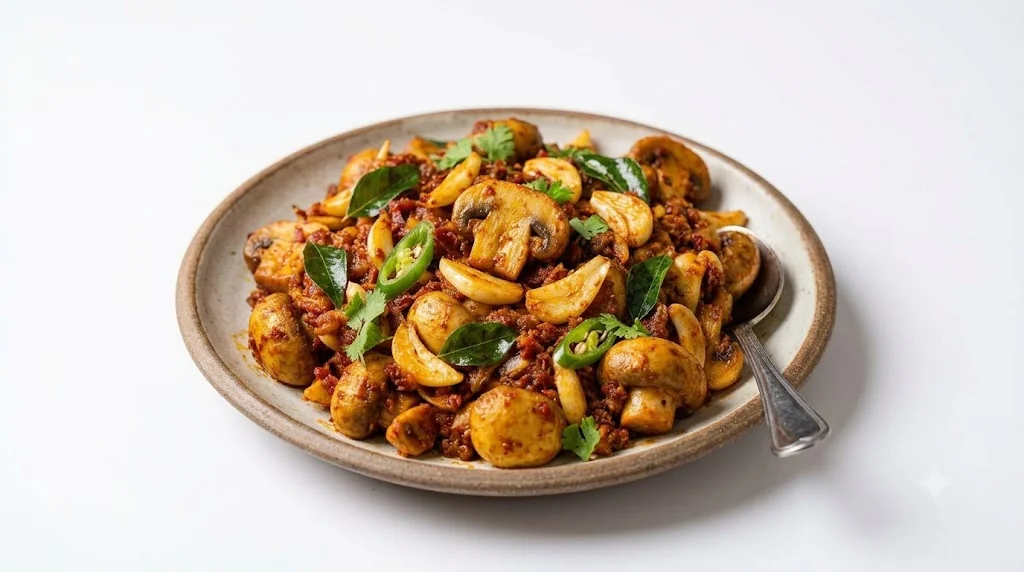 Mushroom Garlic Karam